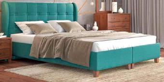 Κρεβάτι διπλό 160 Χ 200 υφασμάτινο με αποθηκευτικό χώρο Ν89